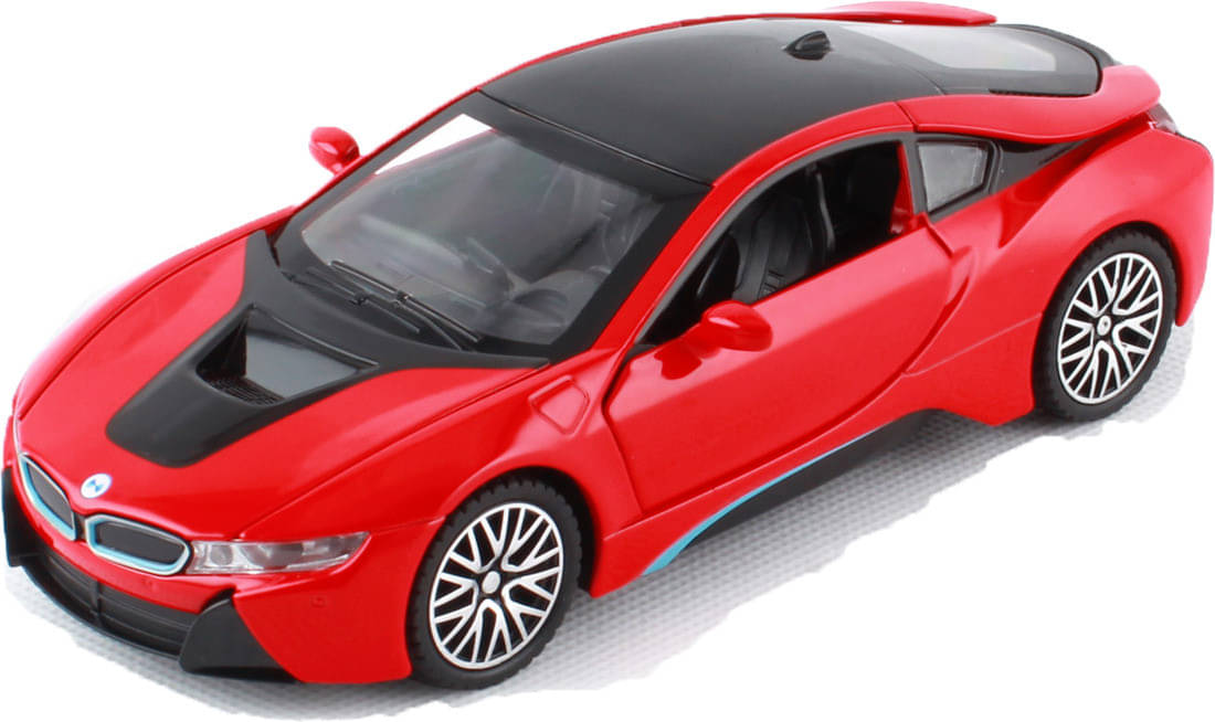     			Joy Junction 1:32 i8 Metal Pullback Toy car with Openable Doors & Light Music (Red)