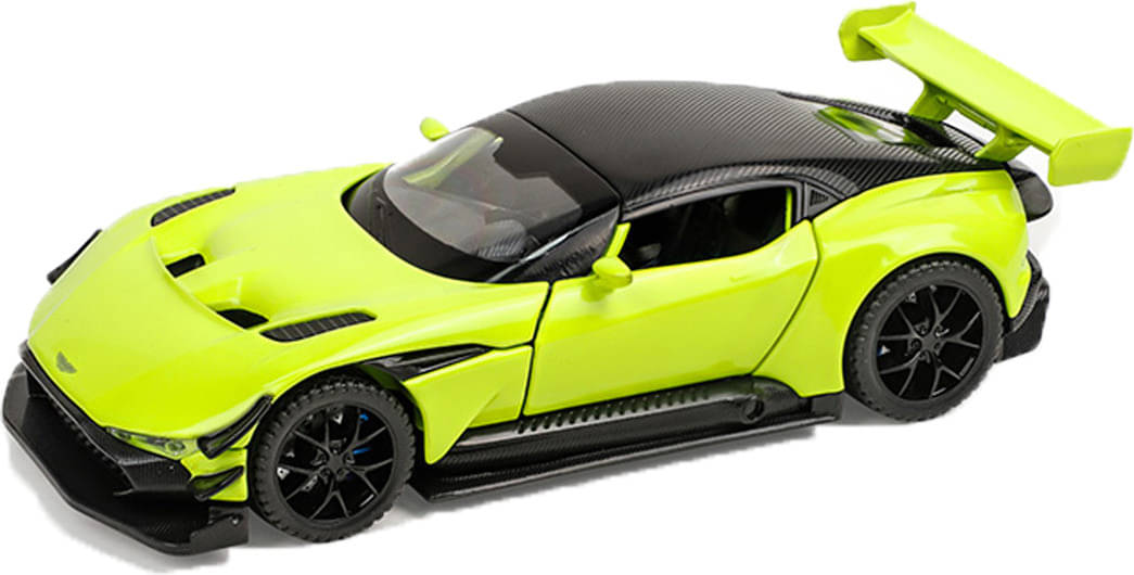     			Joy Junction Koenigseg Model Metal Car Pullback Toy car with Openable Doors & Light Music (Green)