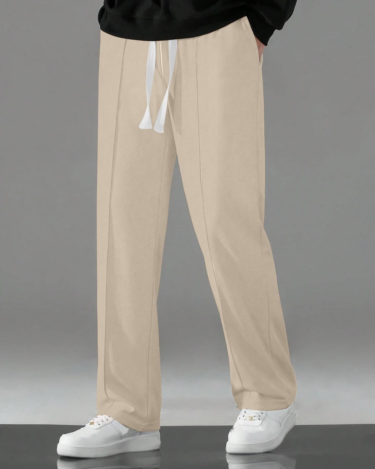     			KAJARU Loose Pleated Men's Trouser - Beige ( Pack of 1 )