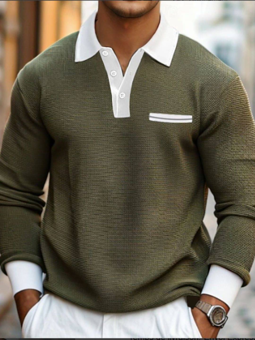 KRSTITCH Men Cotton Blend Regular Fit Solid Polo T Shirt ( Olive ) KRSTITCH Men Cotton Blend Regular Fit Solid Polo T Shirt ( Olive )