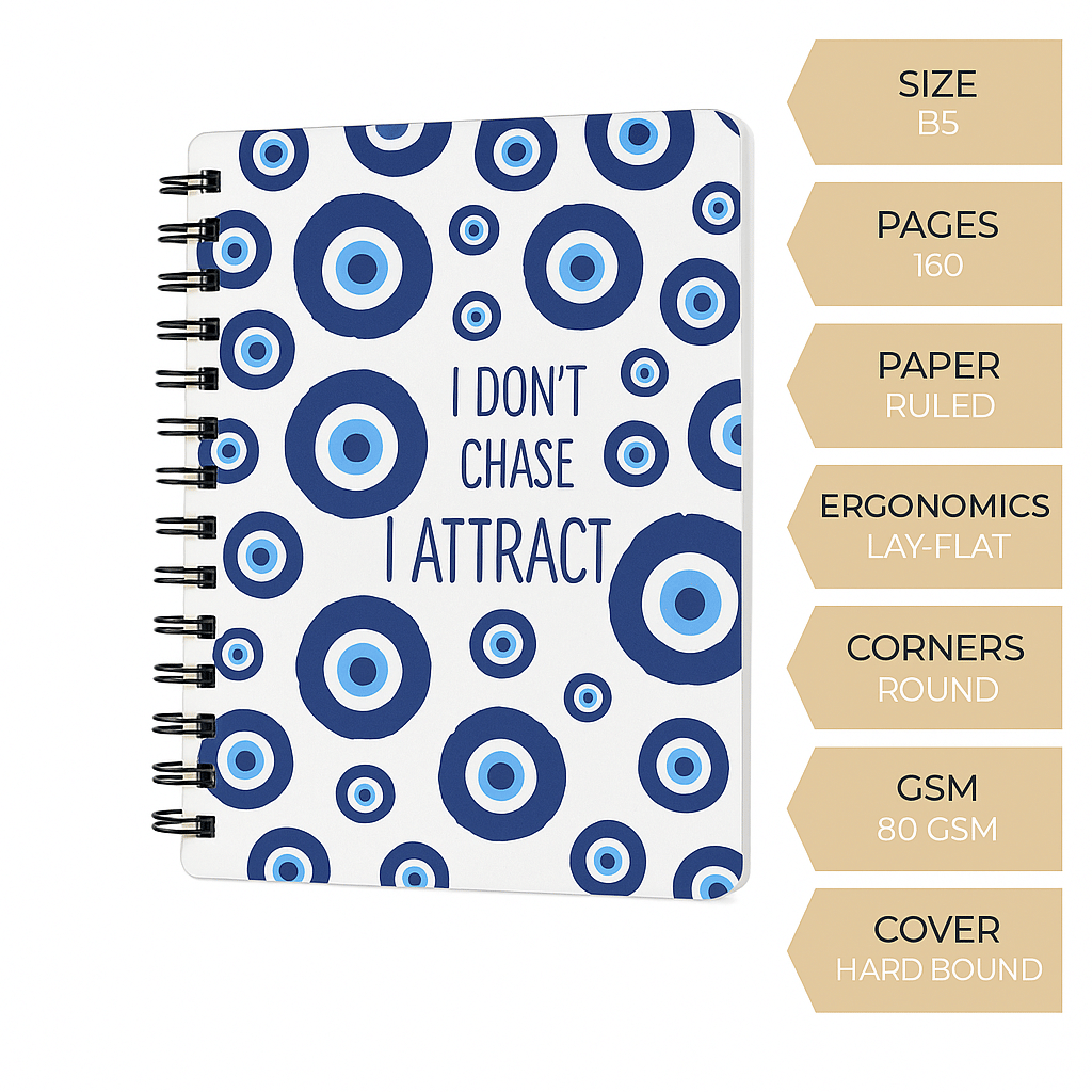     			Kalra Magic Printed Designer Notebook Diary Notepad Design 0086 | Ruled A5 Diary | Student Notebook | Art 200 | Diary | Gift Item Pack 1