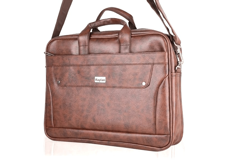     			Raylan Brown Solid Messenger Bag