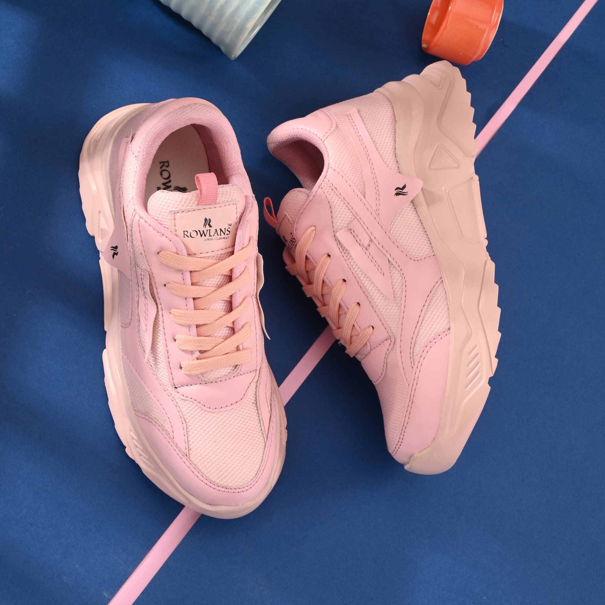 Rowlans Pink Women's Sneakers Rowlans Pink Women's Sneakers