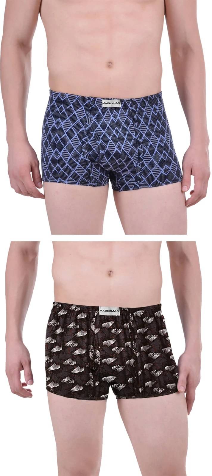     			Rupa macroman Pack of 2 Cotton Trunks For Men's ( Multicolor )