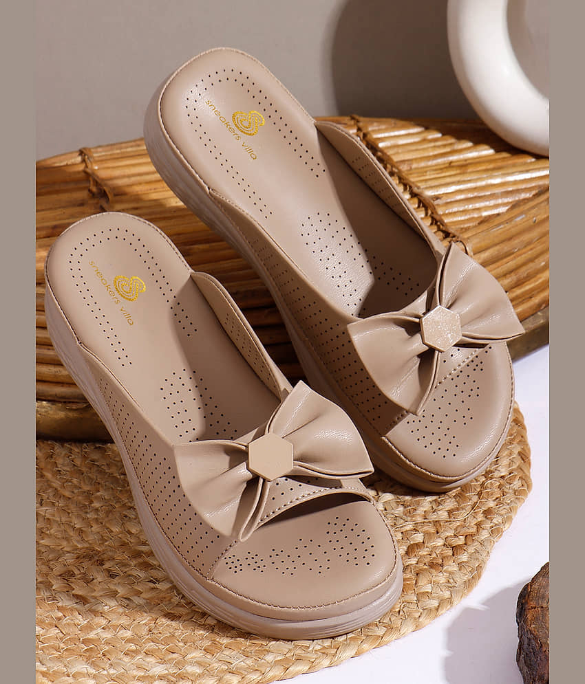 Sneakersvilla Camel Women's Sandal Heels - Heels | Buy online on ZillyBuy