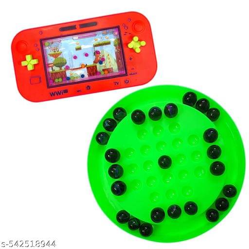     			Sufy Trends Brainvita With 32 Marbles and Water Game Combo Pack For kids Education ,Learn ,Recognition Brain Teaser Game Pack of 2