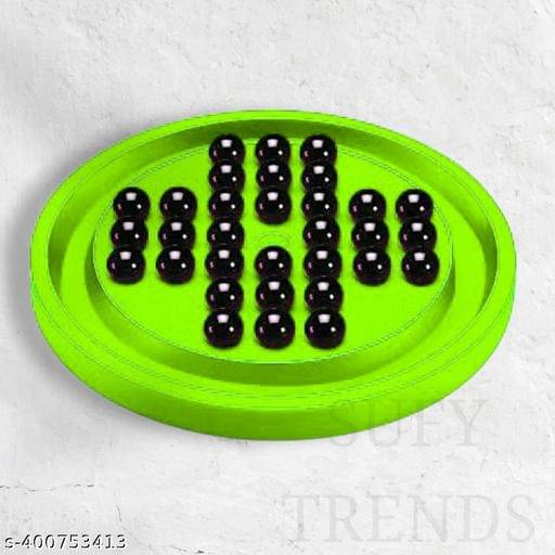     			SufyQuens Brainvita Board Game with 32 Marbles| Marble Solitaire | Mind Challenging Single Player Game | Suitables for Ages 5 Years and up.
