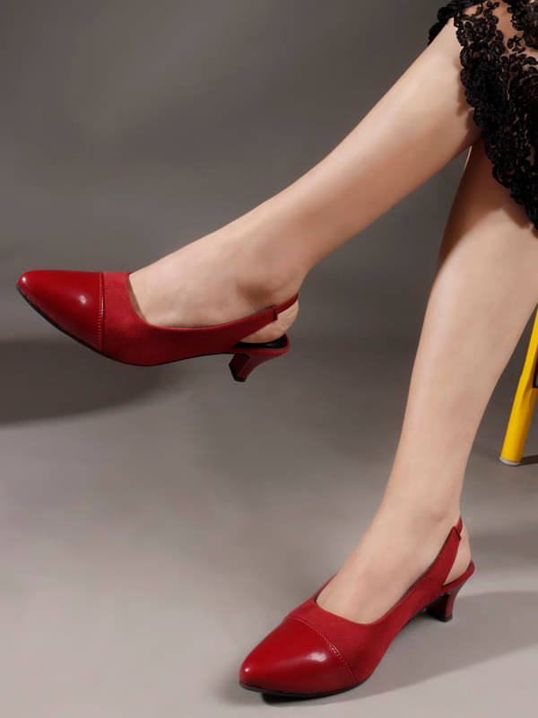 Sukun Red Women's Sandal Heels     			Sukun Red Women's Sandal Heels