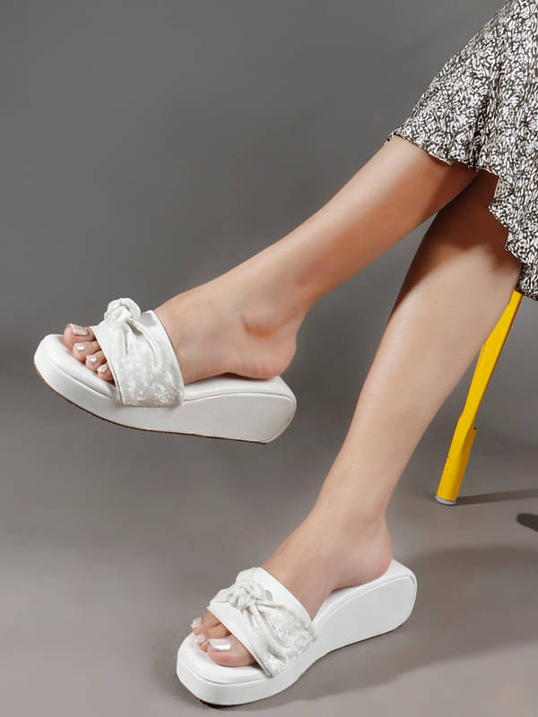     			Sukun White Women's Sandal Heels