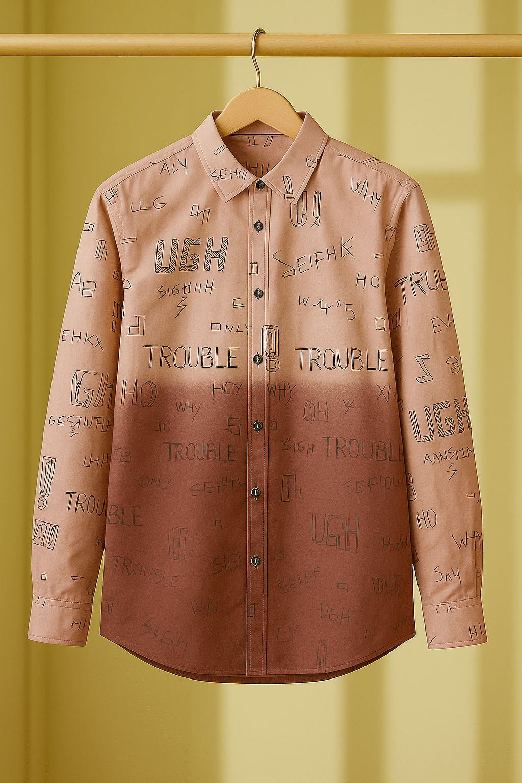 Try This Cotton Blend Regular Fit Printed Full Sleeves Men's Casual Shirt - Pink ( Pack of 1 ) Try This Cotton Blend Regular Fit Printed Full Sleeves Men's Casual Shirt - Pink ( Pack of 1 )