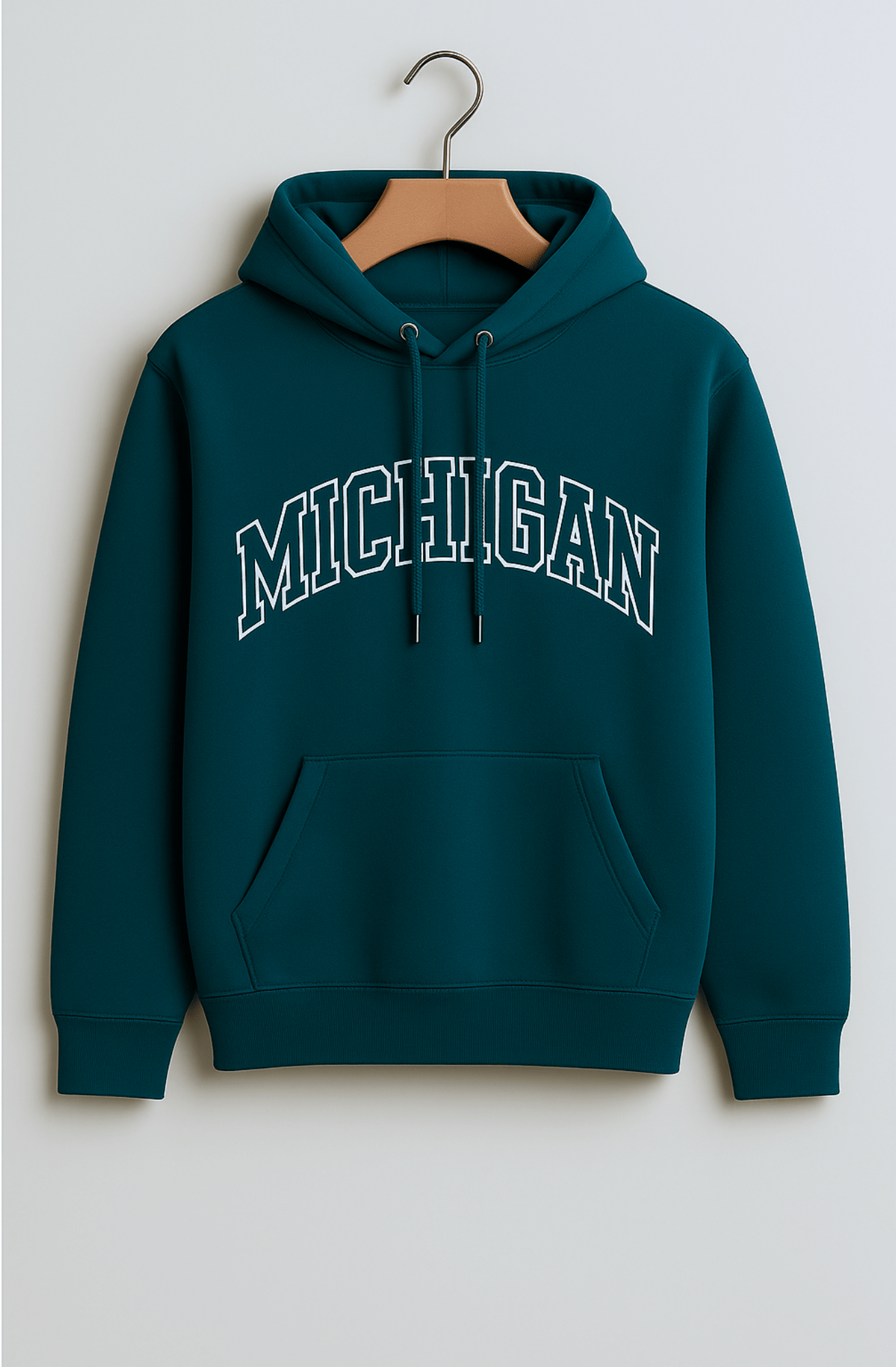     			Try This Fleece Hooded Men's Sweatshirt - Green ( Pack of 1 )