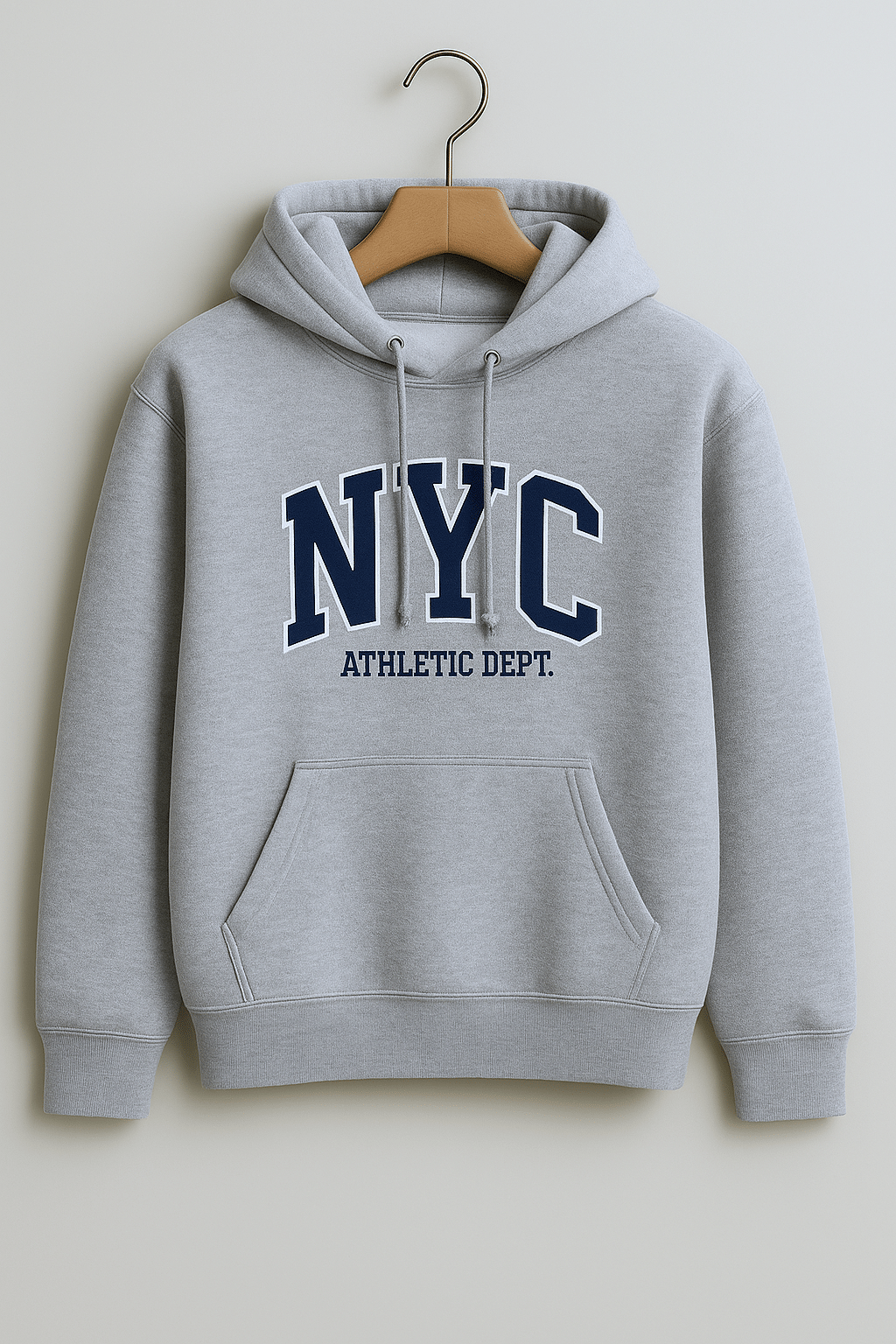     			Try This Fleece Hooded Men's Sweatshirt - Grey ( Pack of 1 )