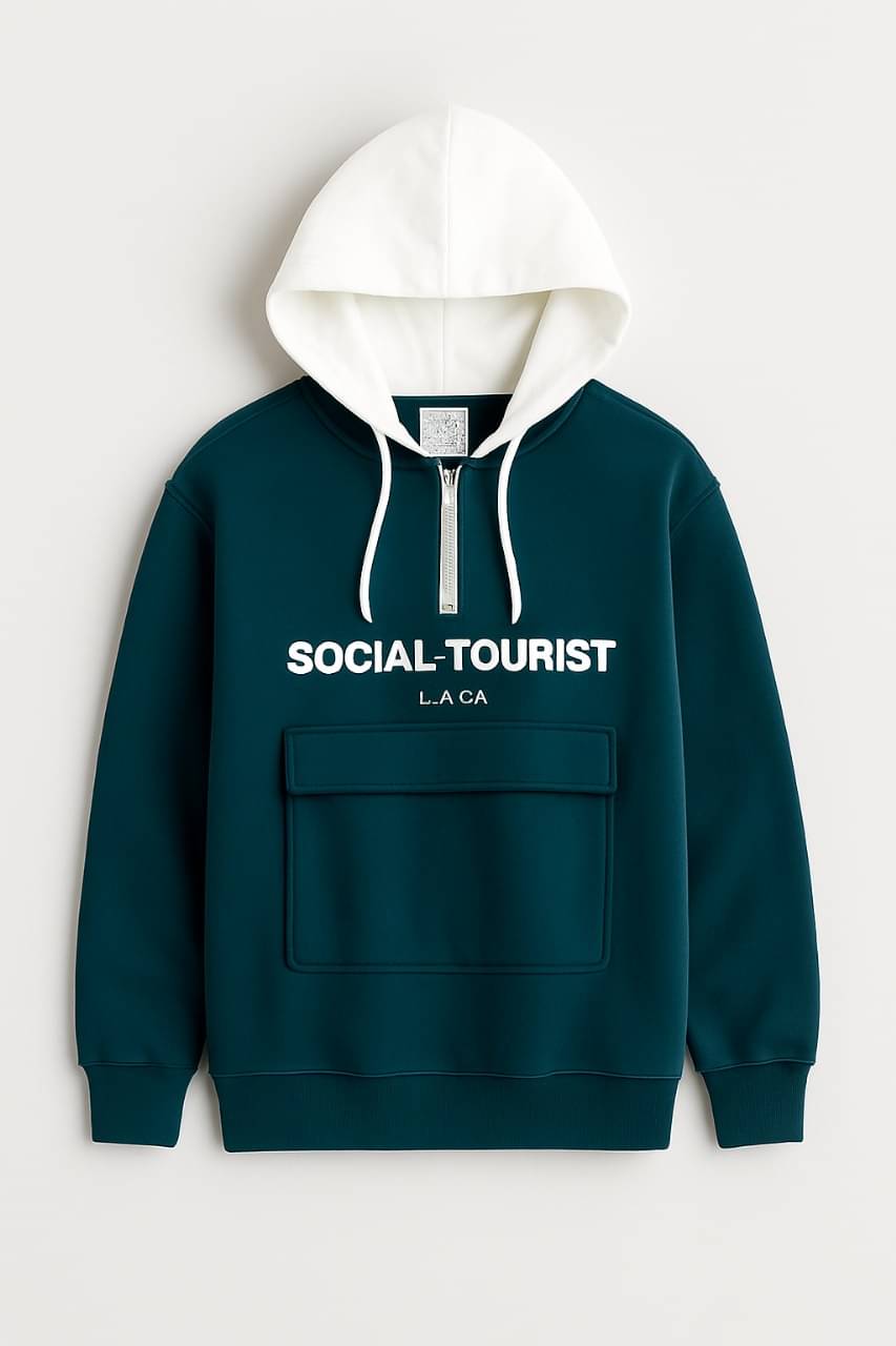 Try This Fleece Hooded Men's Sweatshirt - Green ( Pack of 1 )     			Try This Fleece Hooded Men's Sweatshirt - Green ( Pack of 1 )