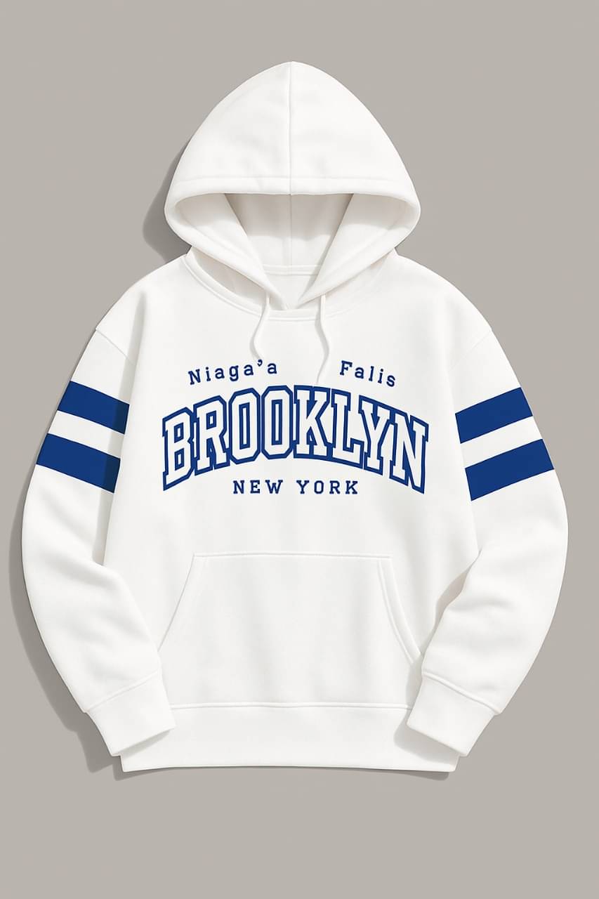 Try This Fleece Hooded Men's Sweatshirt - White ( Pack of 1 ) Try This Fleece Hooded Men's Sweatshirt - White ( Pack of 1 )