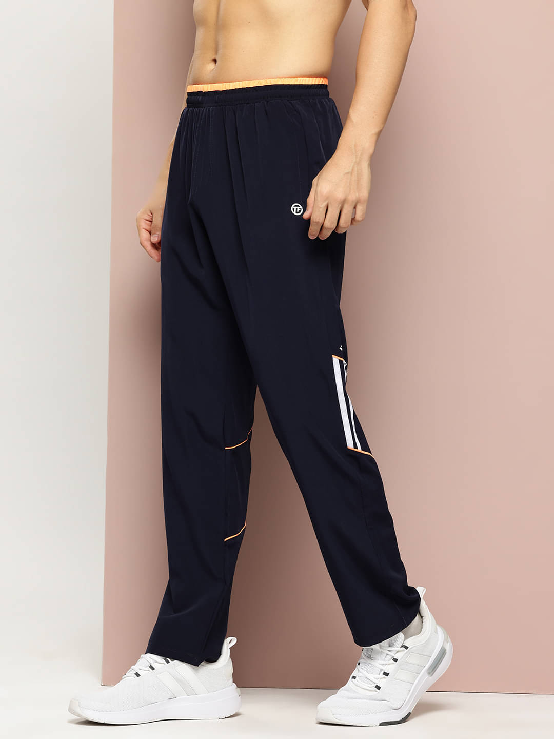     			Turnfit Navy Blue Polyester Men's Trackpants ( Pack of 1 )