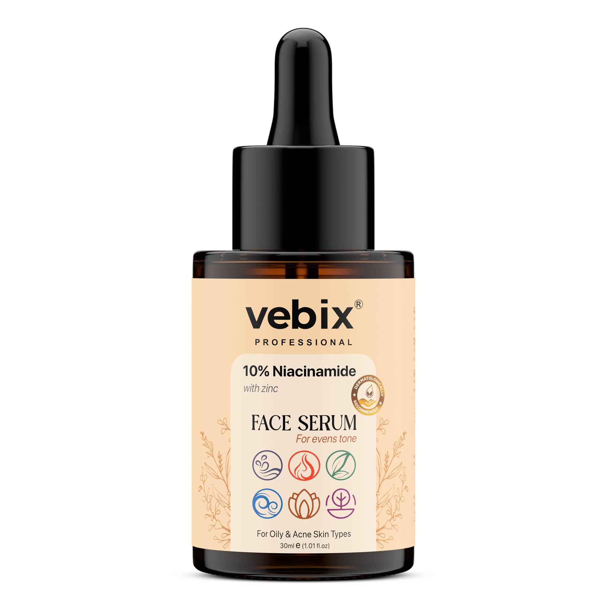 Vebix Professional Face Serum Niacinamide Skin Inflammation Removal For Oily Skin ( Pack of 1 ) Vebix Professional Face Serum Niacinamide Skin Inflammation Removal For Oily Skin ( Pack of 1 )