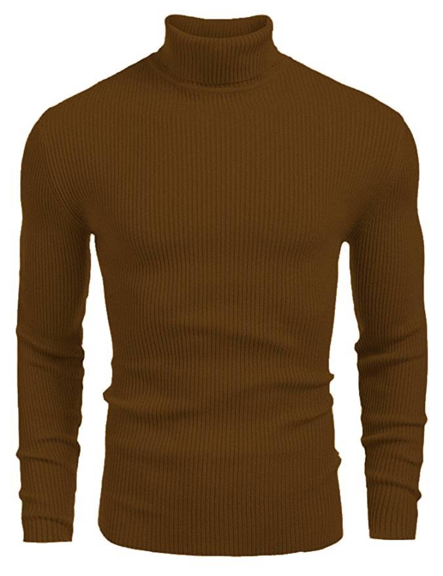 nikline Woollen High Neck Men's Sweatshirt - Brown ( Pack of 1 )