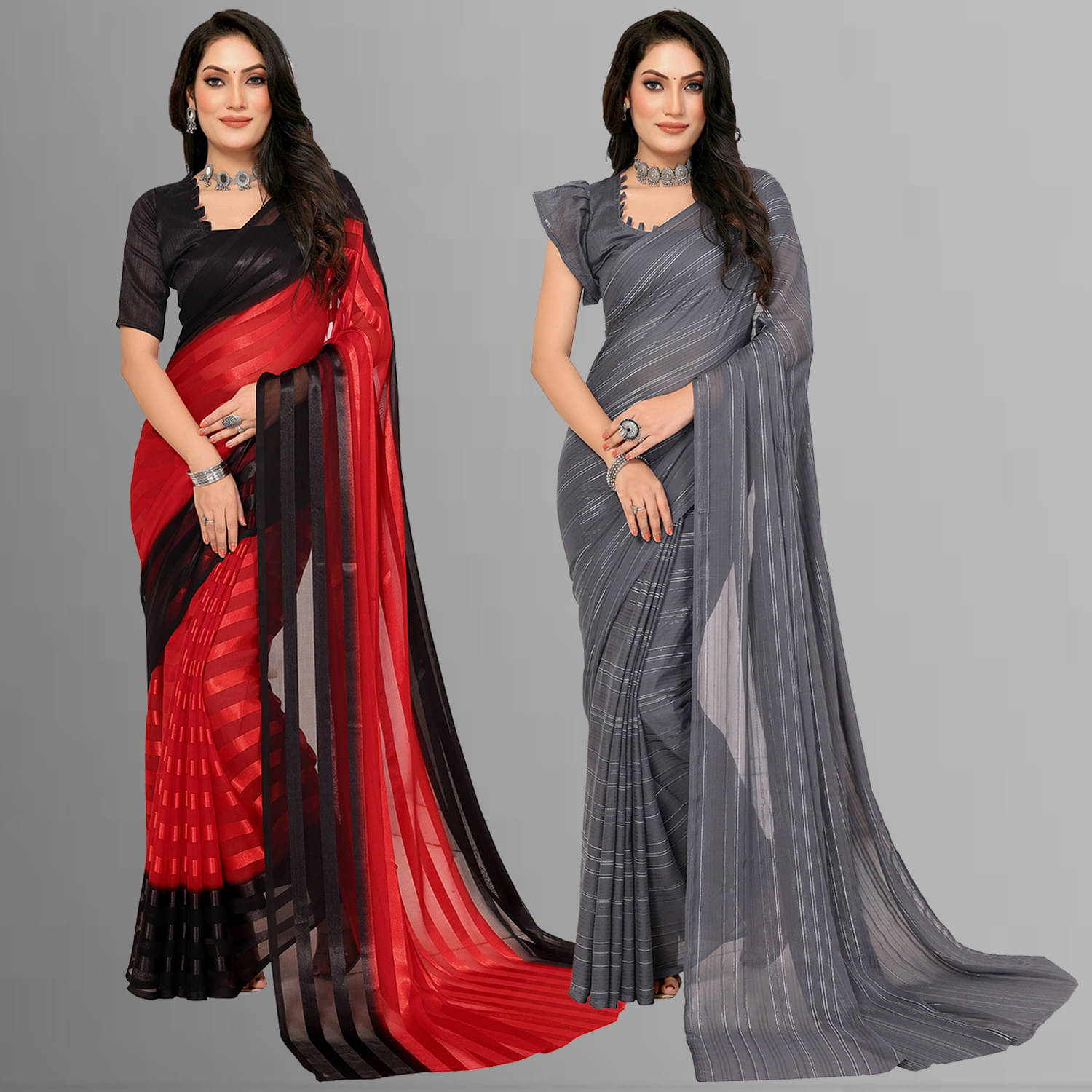 ANAND SAREES Satin Self Design Regular Saree With Unstitched Blouse Piece ( Multicolor )     			ANAND SAREES Satin Self Design Regular Saree With Unstitched Blouse Piece ( Multicolor )