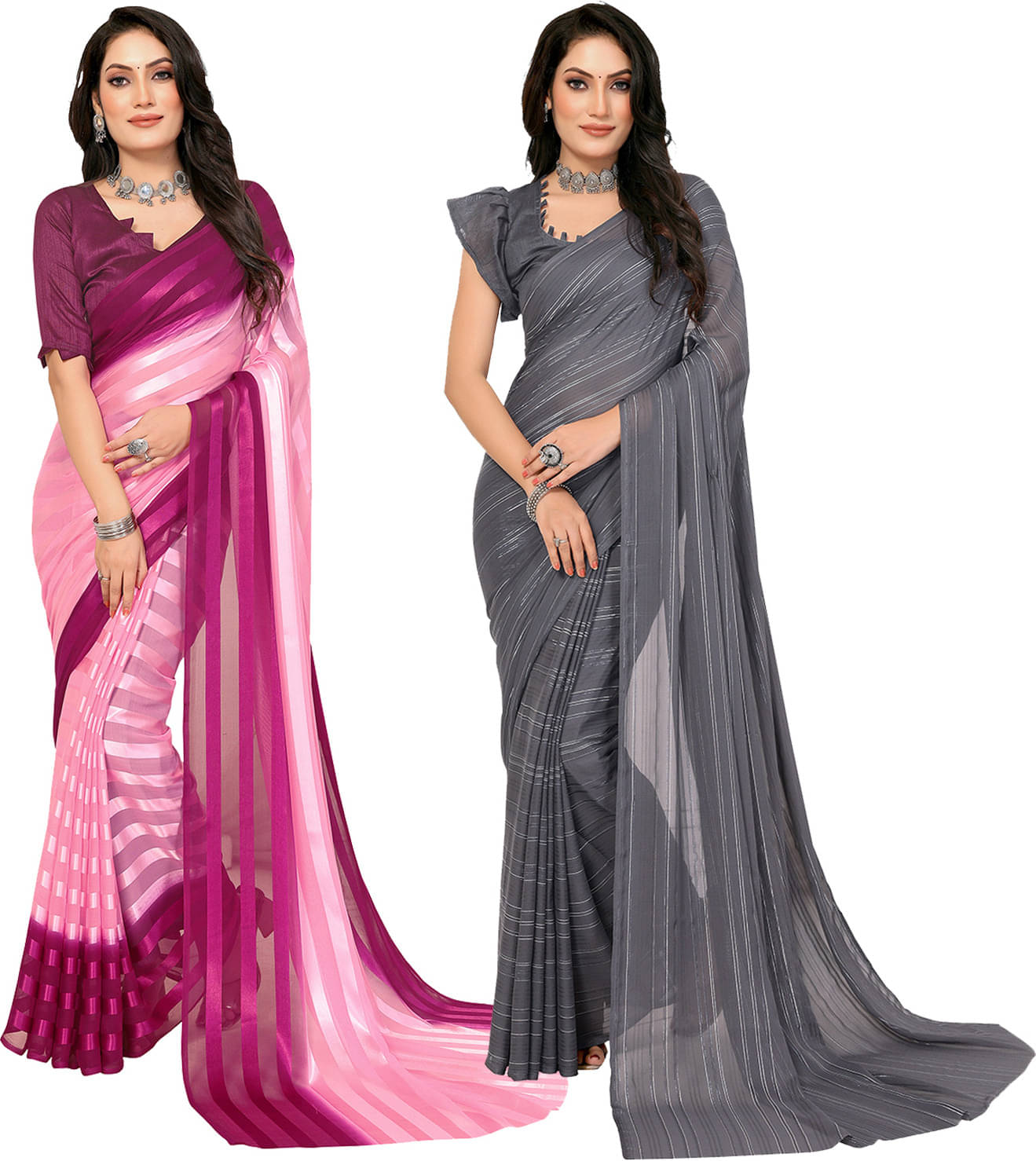 ANAND SAREES Satin Self Design Regular Saree With Unstitched Blouse Piece ( Multicolor ) ANAND SAREES Satin Self Design Regular Saree With Unstitched Blouse Piece ( Multicolor )