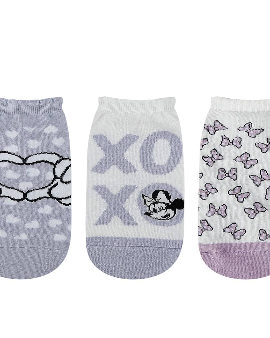 Balenzia Pack of 3 Women's Cotton Blend Ankle Length Socks ( Multicolor ) Balenzia Pack of 3 Women's Cotton Blend Ankle Length Socks ( Multicolor )