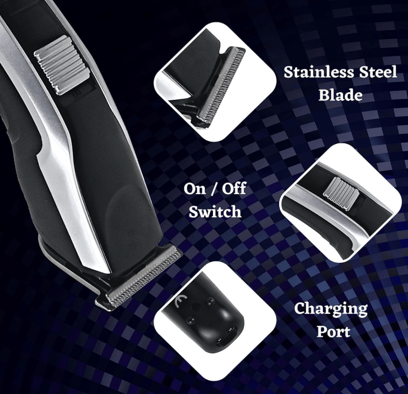     			Genric AT538 Black Cordless Beard Trimmer With 90 minutes Runtime
