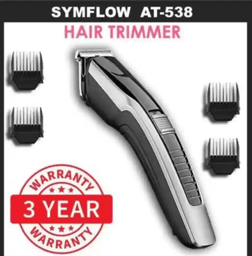     			Genric AT538 Black Cordless Beard Trimmer With 90 minutes Runtime