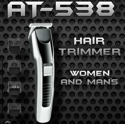     			Genric AT538 Black Cordless Beard Trimmer With 90 minutes Runtime