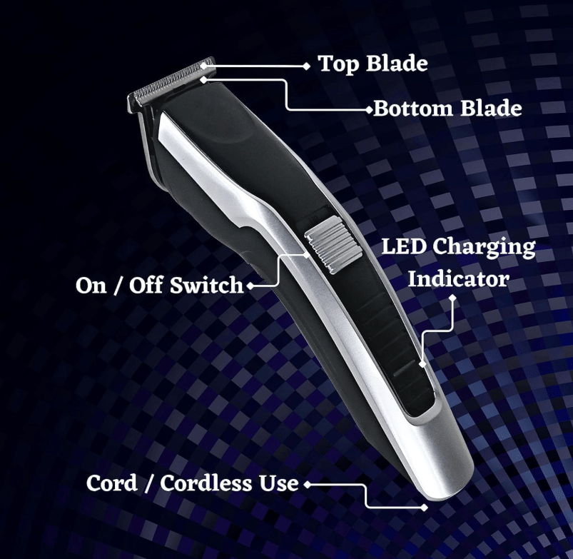     			Genric AT538 Black Cordless Beard Trimmer With 90 minutes Runtime