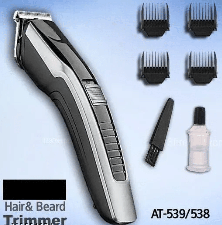     			Genric AT538 Black Cordless Beard Trimmer With 90 minutes Runtime