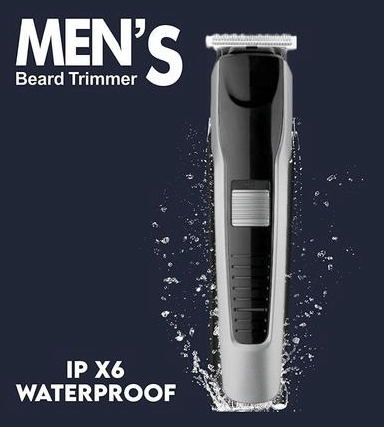     			Genric AT538 Black Cordless Beard Trimmer With 90 minutes Runtime