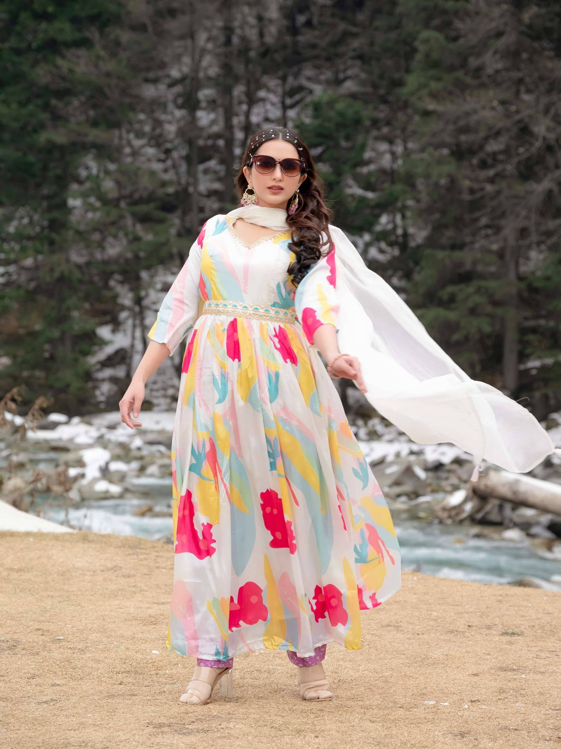 SRF JAIPR Women Cotton Printed Straight Kurti ( Pink ) SRF JAIPR Women Cotton Printed Straight Kurti ( Pink )