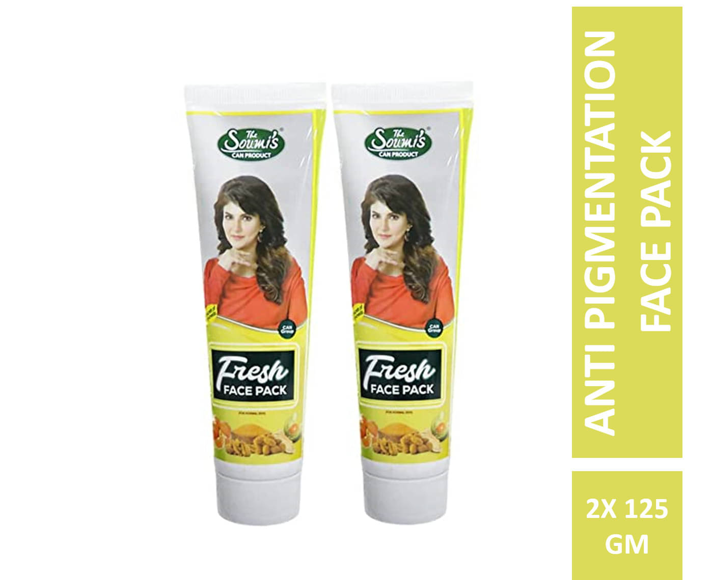     			The Soumi's Can Product - Radiant Glow Face Pack for All Skin Type ( Pack of 2 )