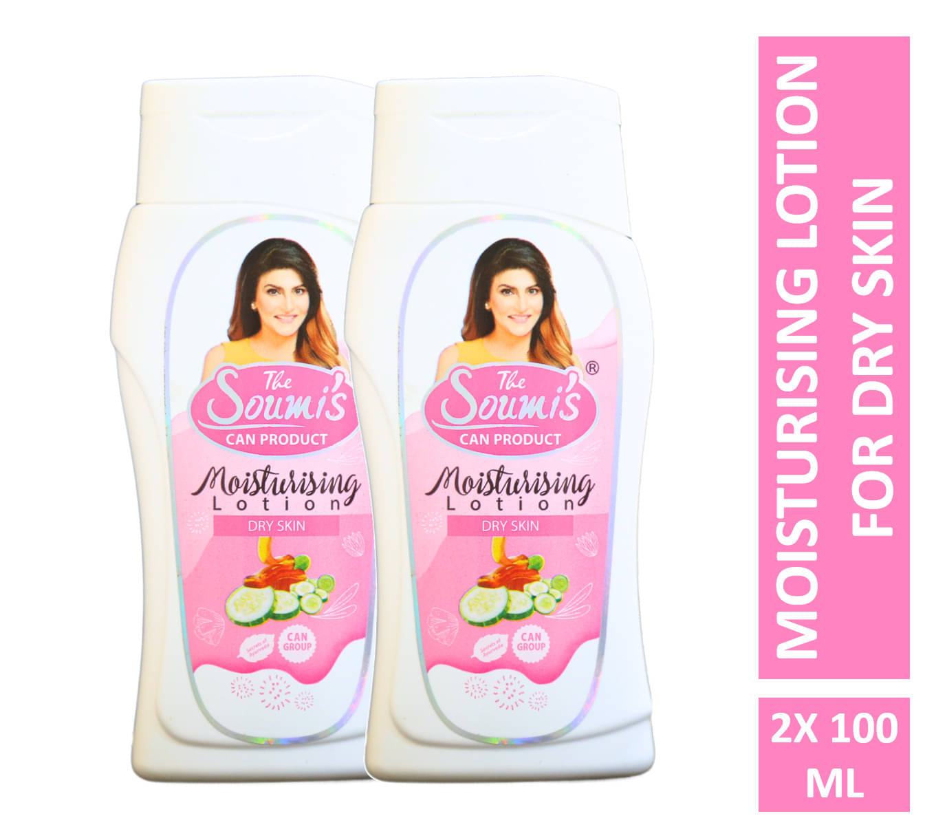     			The Soumi's Can Product Dry Skin Moisturising LotionNourishes Skin For Dry Skin Type , 100ml (Pack of 2)