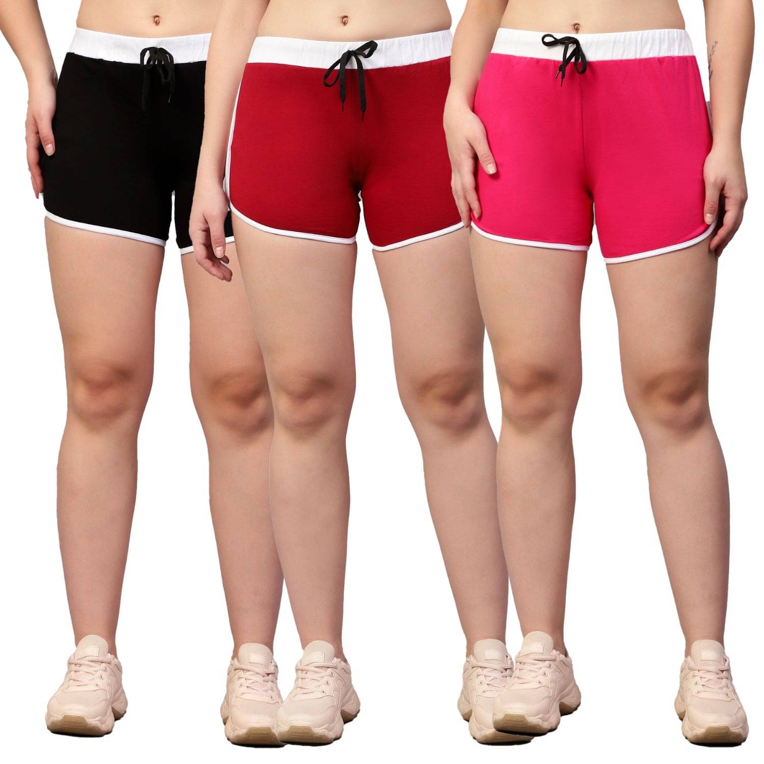    			Volex Cotton Bermuda - Multicolor 3 Pack of 3