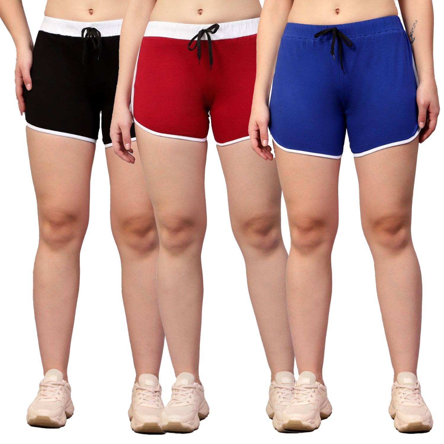    			Volex Cotton Bermuda - Multicolor 3 Pack of 3