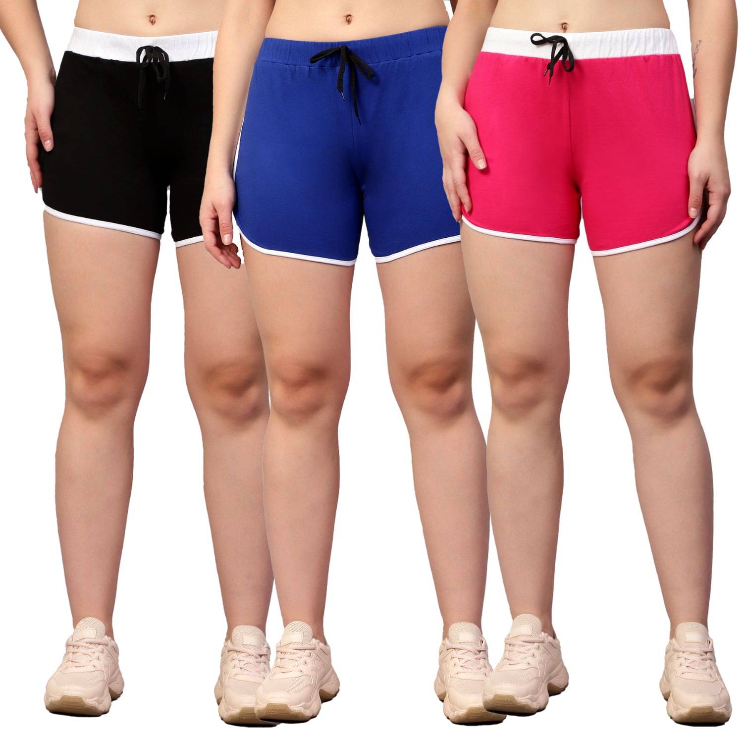     			Volex Cotton Bermuda - Multicolor 3 Pack of 3