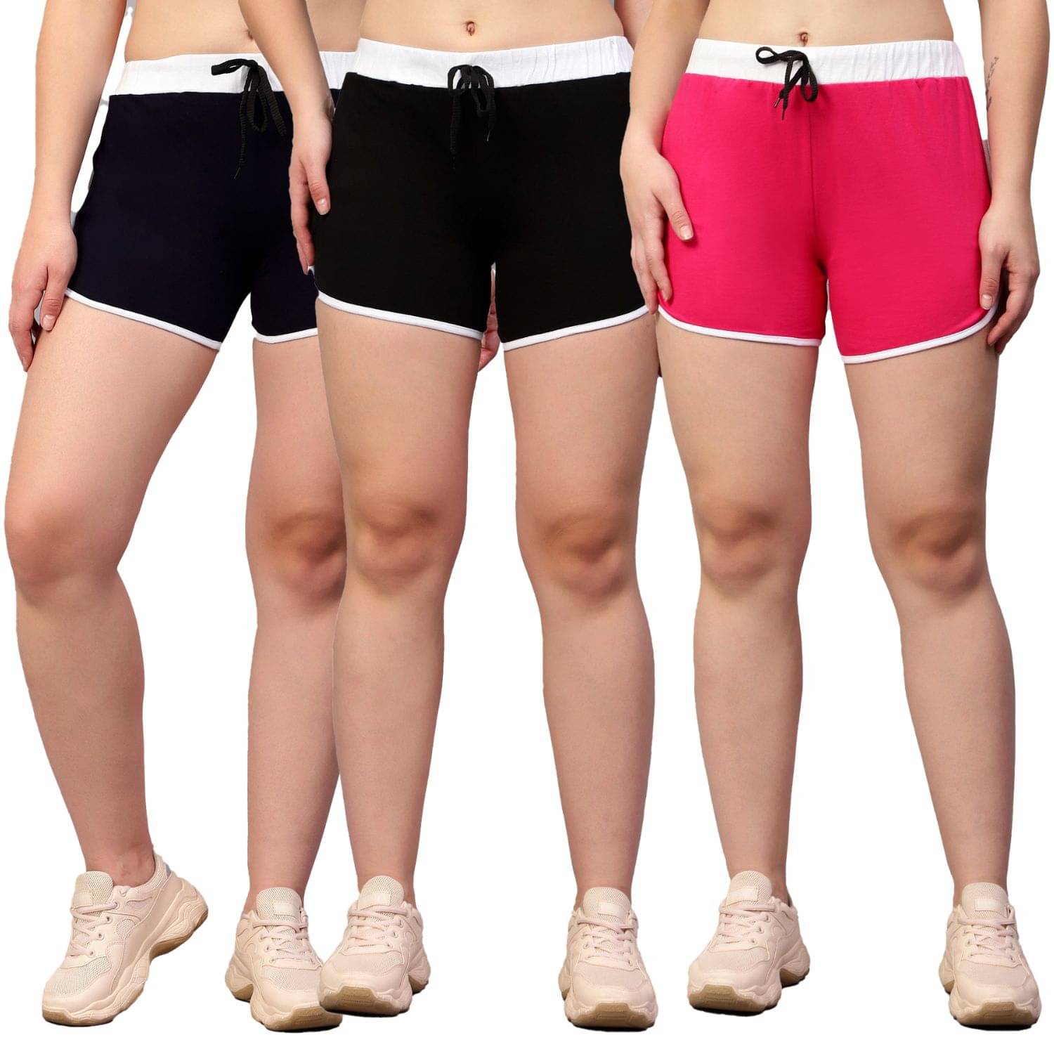     			Volex Cotton Bermuda - Multicolor 3 Pack of 3