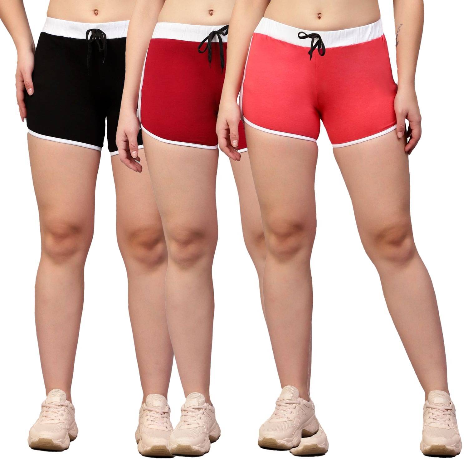     			Volex Cotton Bermuda - Multicolor 3 Pack of 3