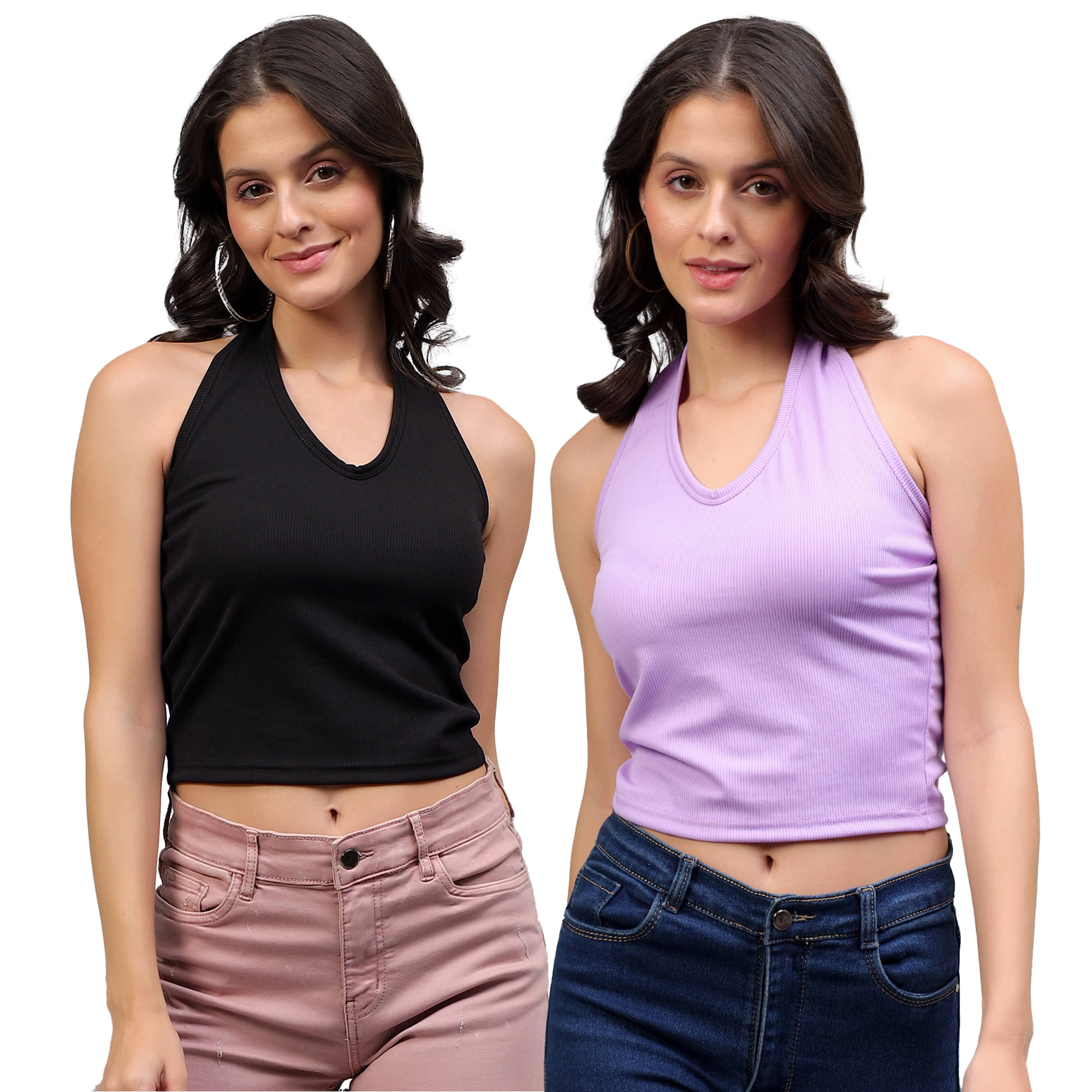     			Volex Women's Cotton Crop Top ( Multi Color )