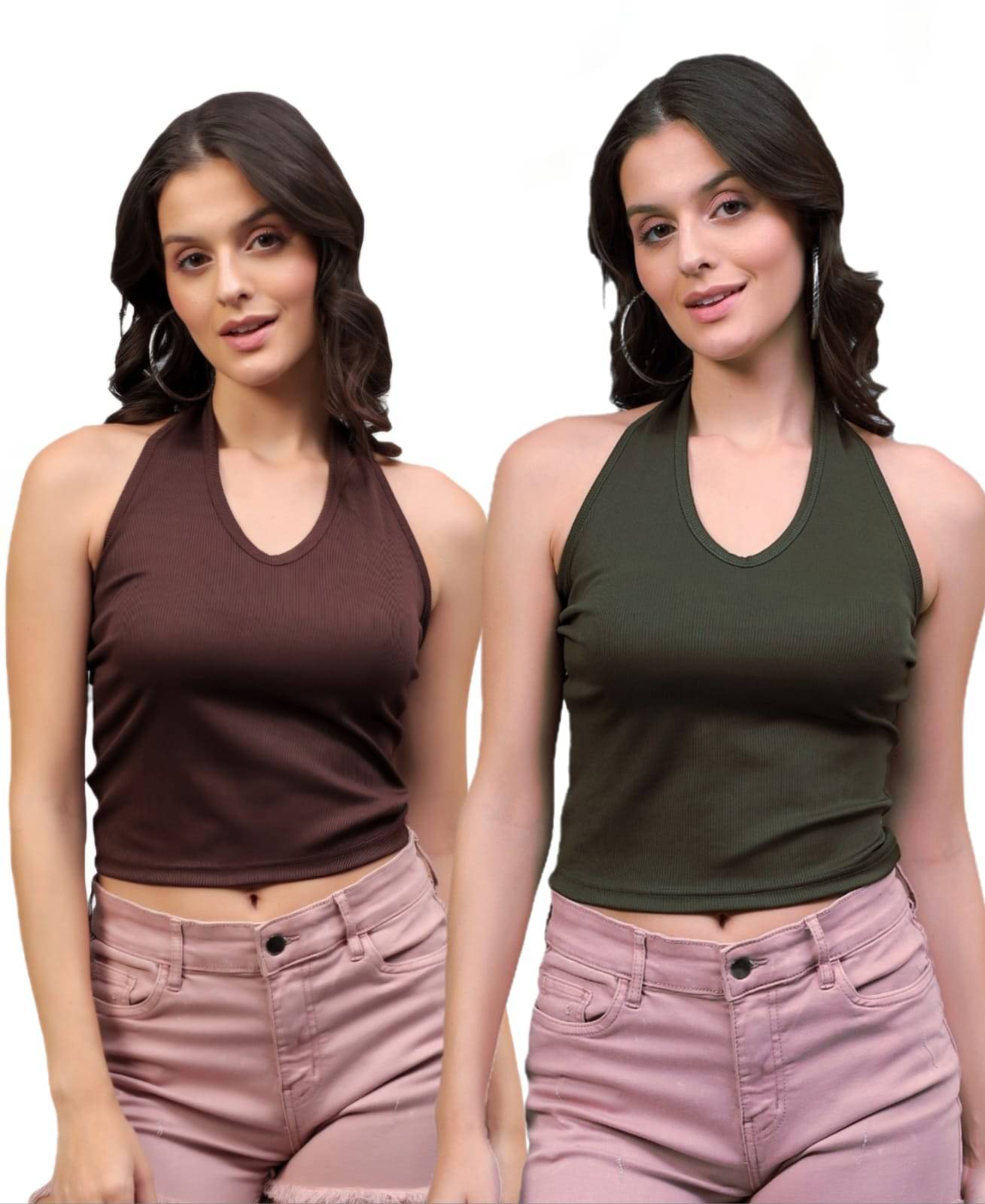 Volex Women's Cotton Crop Top ( Multi Color ) Volex Women's Cotton Crop Top ( Multi Color )