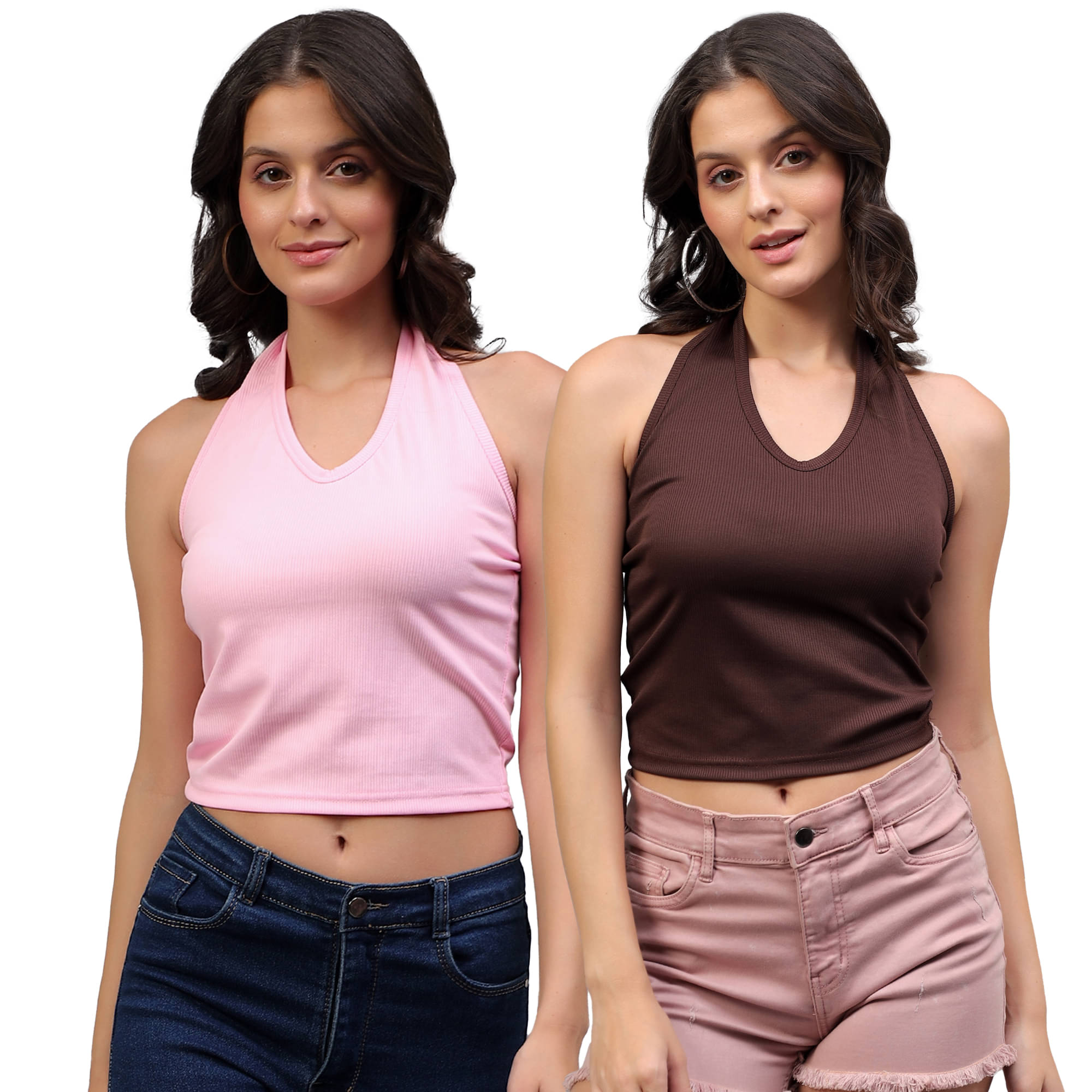     			Volex Women's Cotton Crop Top ( Multi Color )