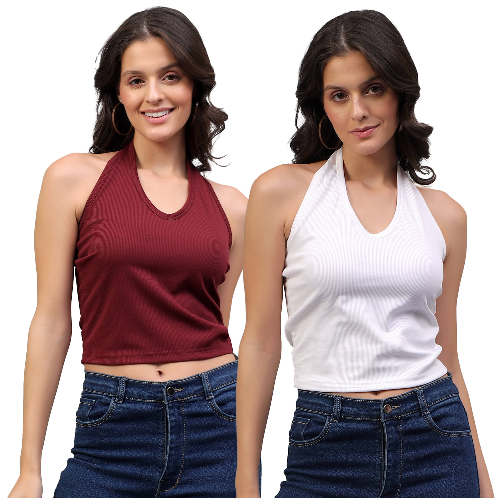     			Volex Women's Cotton Crop Top ( Multi Color )