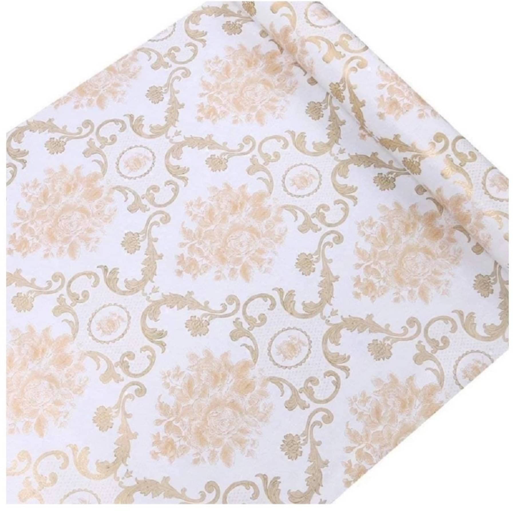     			WRUNJI YELLOW GREEN FLOOR PRINT WALLPAPER FOR HOME (45 X 500 CM) PACK OF 1