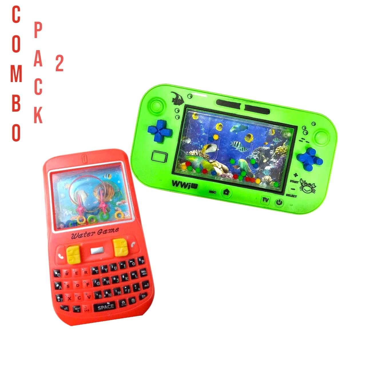Water Handheld Travel Pokcet Game And Mobile Water Game Pack of 2 Combo     			Water Handheld Travel Pokcet Game And Mobile Water Game Pack of 2 Combo