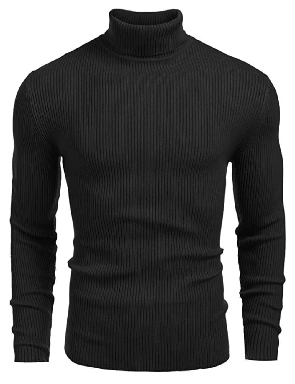     			fashlook Woollen High Neck Men's Sweatshirt - Black ( Pack of 1 )
