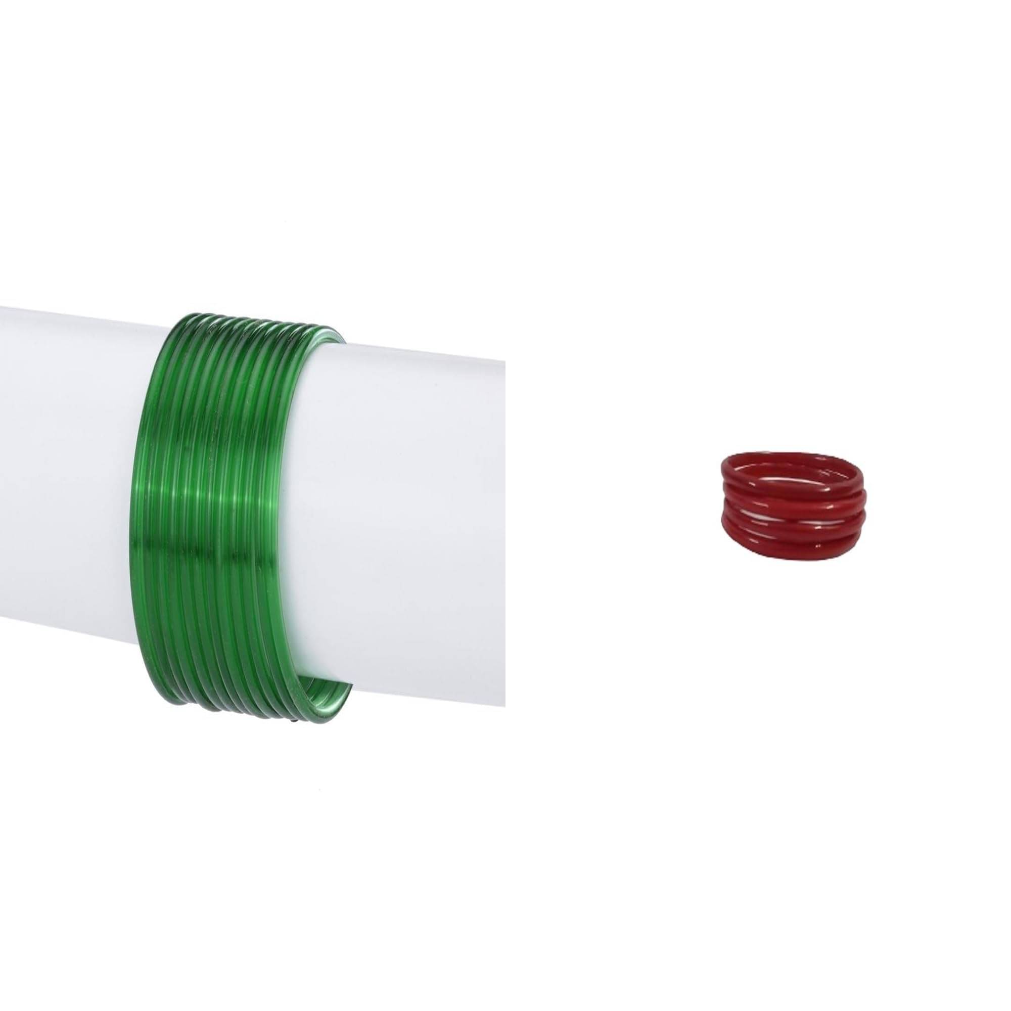     			AFAST Multicolor Bangle Set ( Pack of 2 )