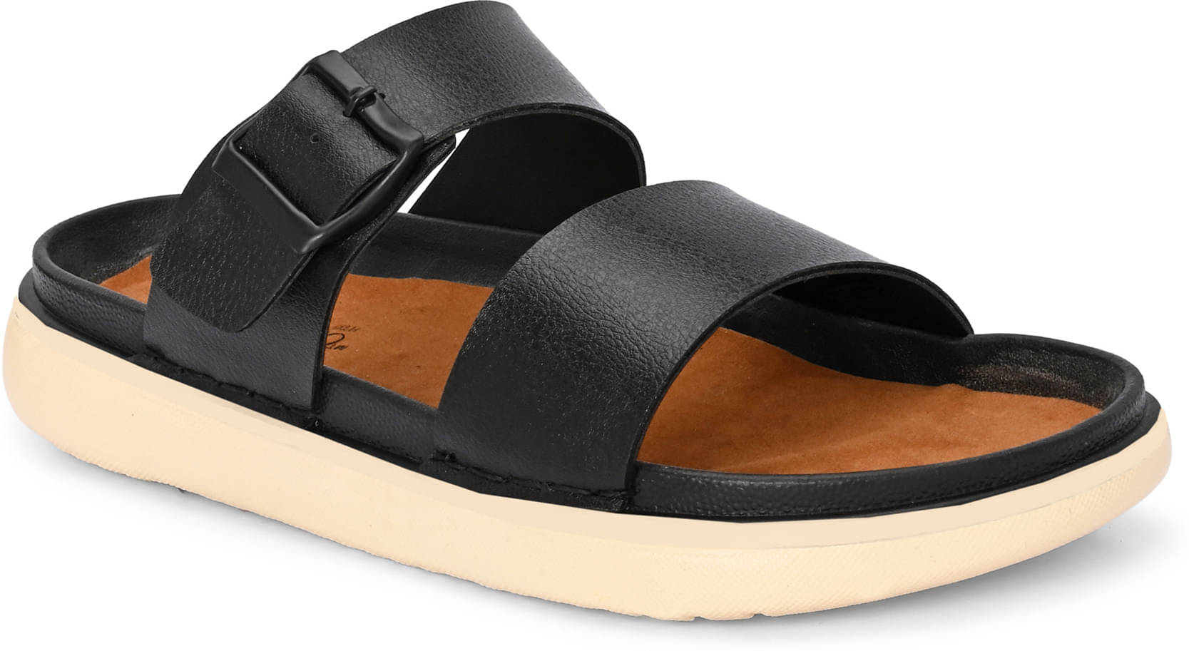     			BIZZARO Black Men's Slide Flip Flop