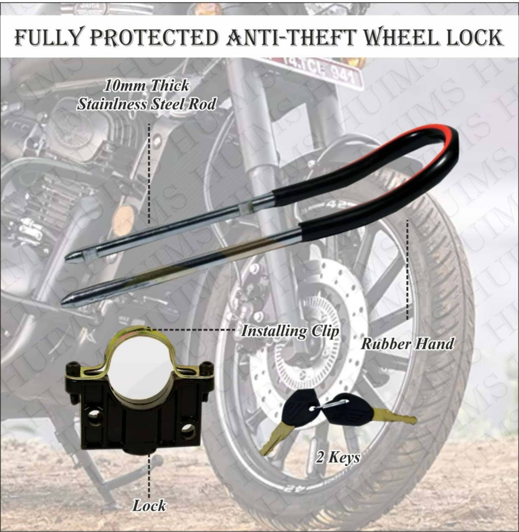 Best Quality Universal Fit Bike Wheel Lock Best quality bike wheel lock (Universal) Wheel Lock (Black) Best Quality Universal Fit Bike Wheel Lock Best quality bike wheel lock (Universal) Wheel Lock (Black)