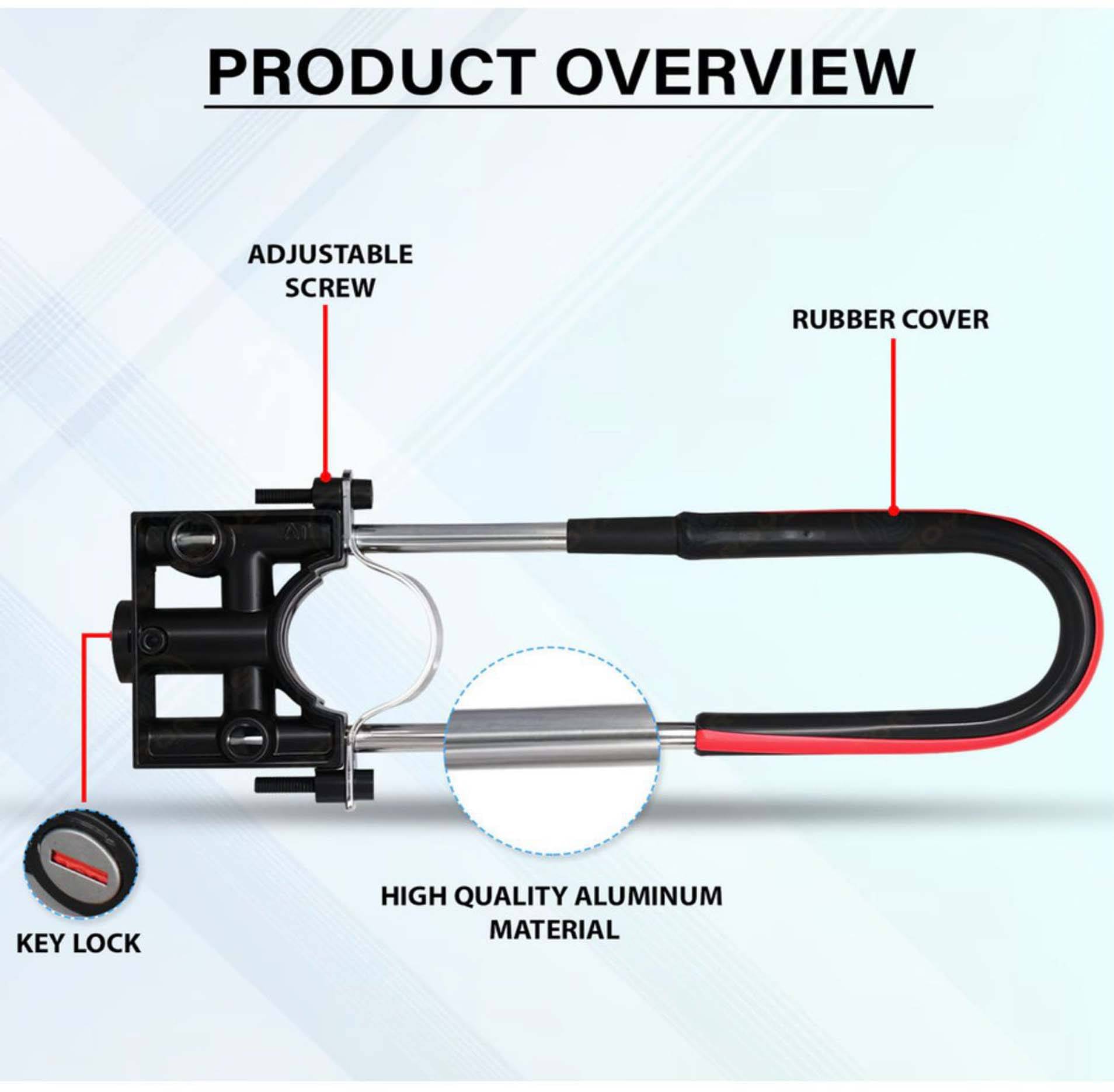     			Bike Front Shocker Lock Wheel Lock for Hero Splendor All Model Bike Front shocker- Glamour Bike Front shocker- Glamour Wheel Lock Wheel Lock  (Black) Pack of 1.