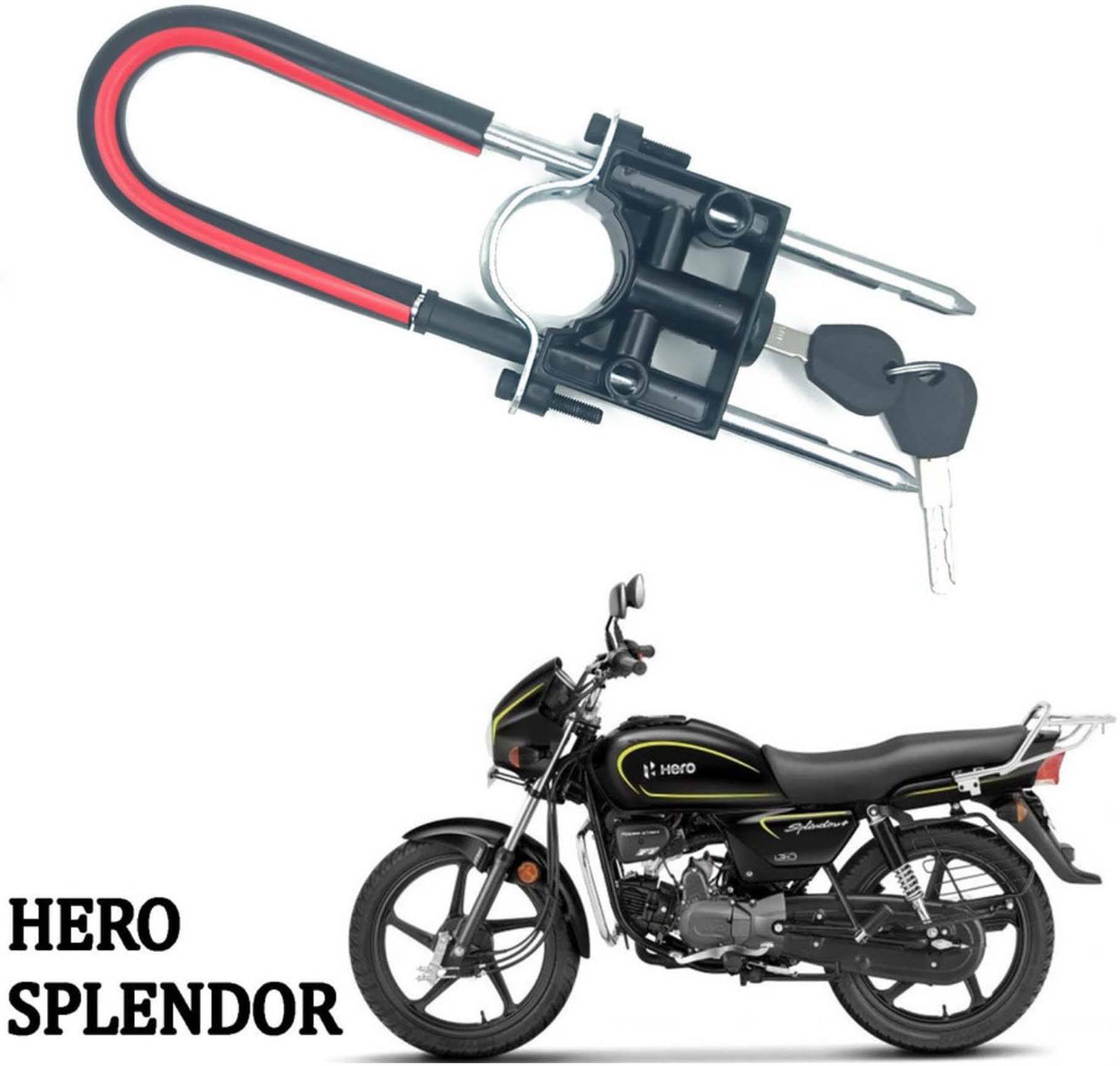 Bike Front U-Type Anti Theft Wheel Lock For Hero Glamour Wheel Lock Wheel     			Bike Front U-Type Anti Theft Wheel Lock For Hero Glamour Wheel Lock Wheel